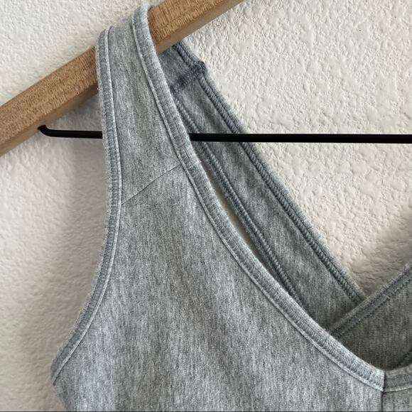 Under Armour Gray Cotton Feel Pull On Sports Bra Double Layer Small - Picture 2 of 9